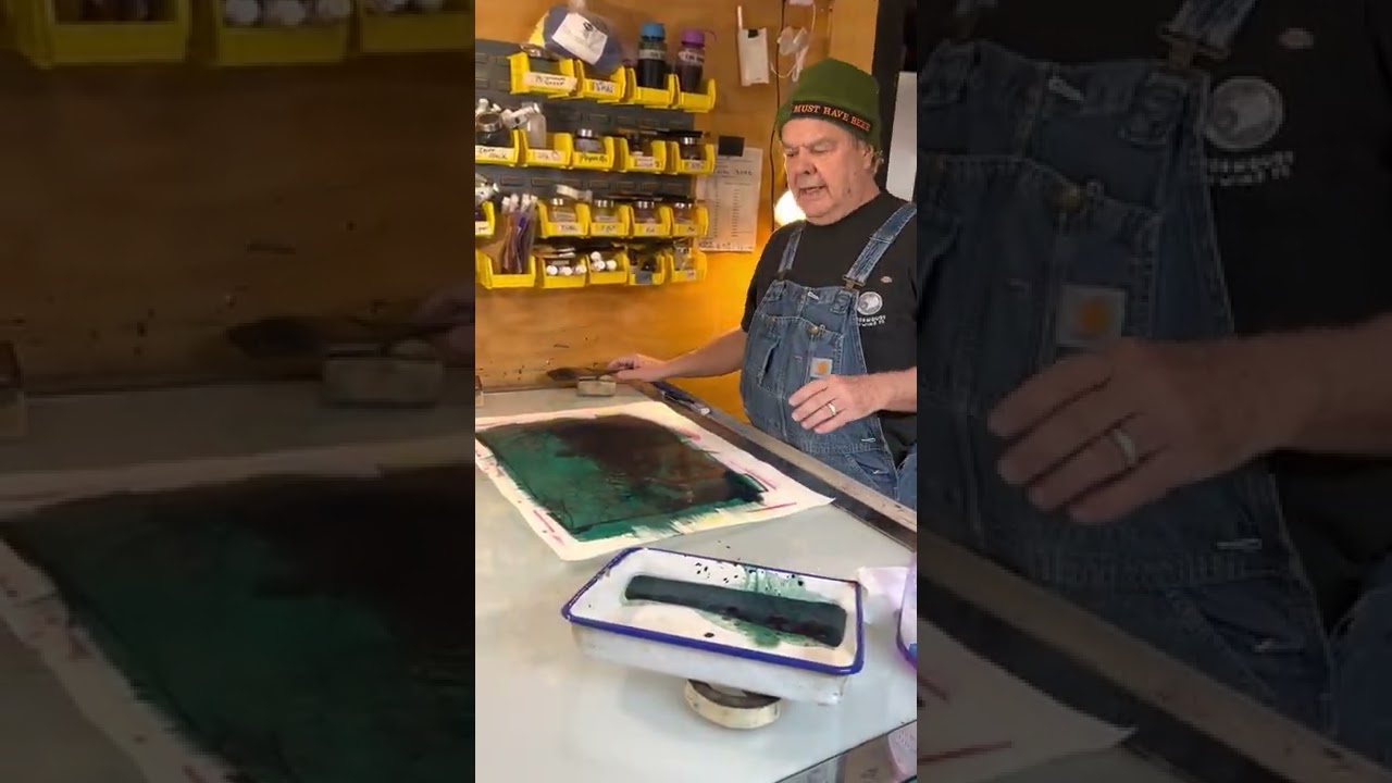 Bob Showing The Gum Application Process