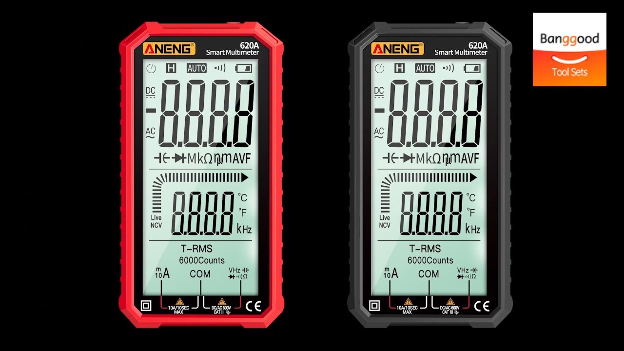 ANENG 620A Digital Multimeter丨4.7-inch Large LCD Screen - Banggood Tool Sets