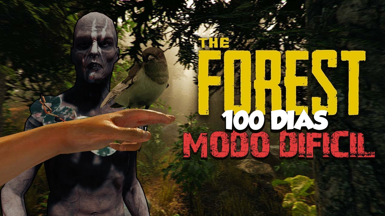 SOBREVIVI 100 DIAS no THE FOREST (MODO DIFÍCIL) (1/2)