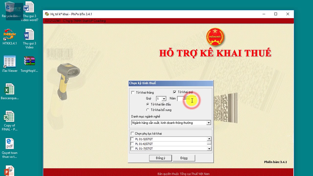 Hướng dẫn lập tờ khai thuế GTGT | 01GTGT - Public