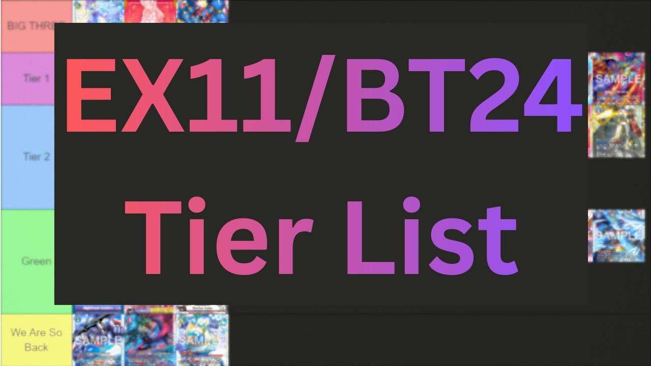 Digimon EX11/BT24 Tier List