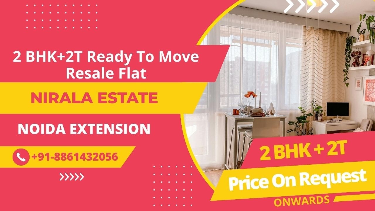 2 BHK + 2T Resale Flat in Noida Extension | Ready to Move | Price On Request | #2bhkflats