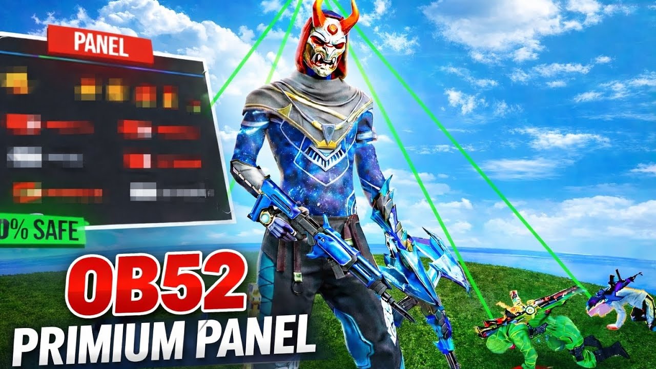 FATHER OF ALL PANEL ☠️ EXTERNAL LOCATION+ AIMBOT FREE PC PANEL OB52 || 😈 MAIN ID SAFE PC