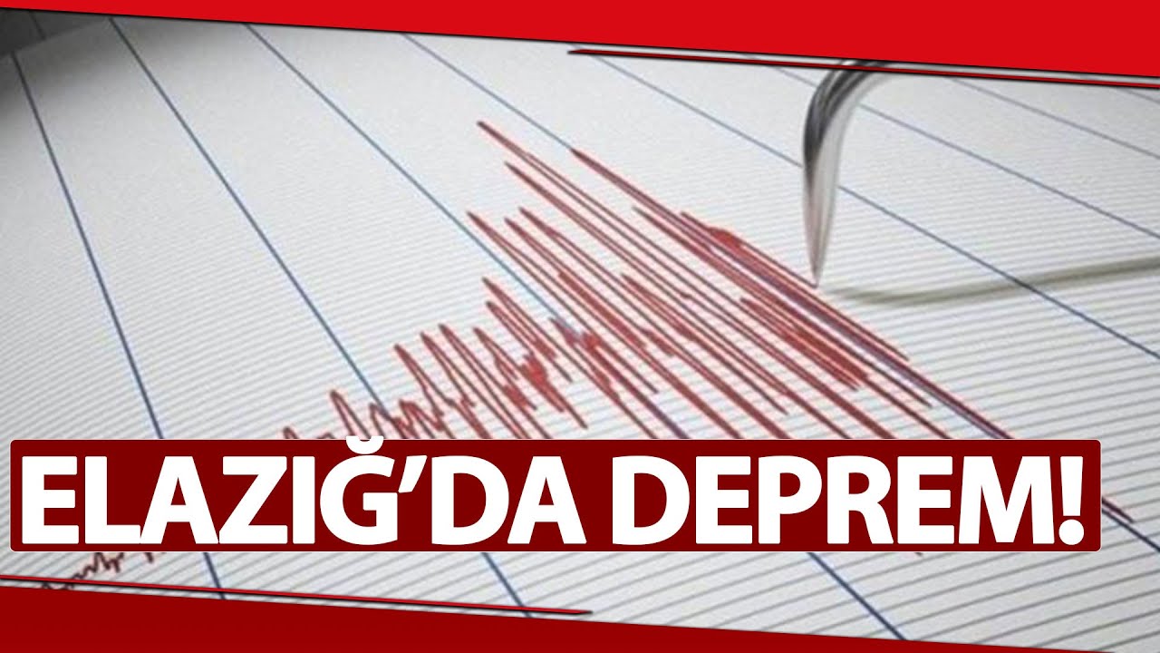 Elazığ’da 4.3 Büyüklüğünde Deprem