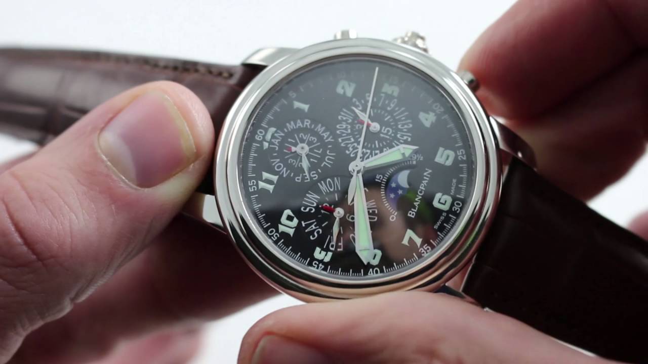 Pre-Owned Blancpain Le Brassus Perpetual Cal Split-Second Flyback Chronograph Luxury Watch Review