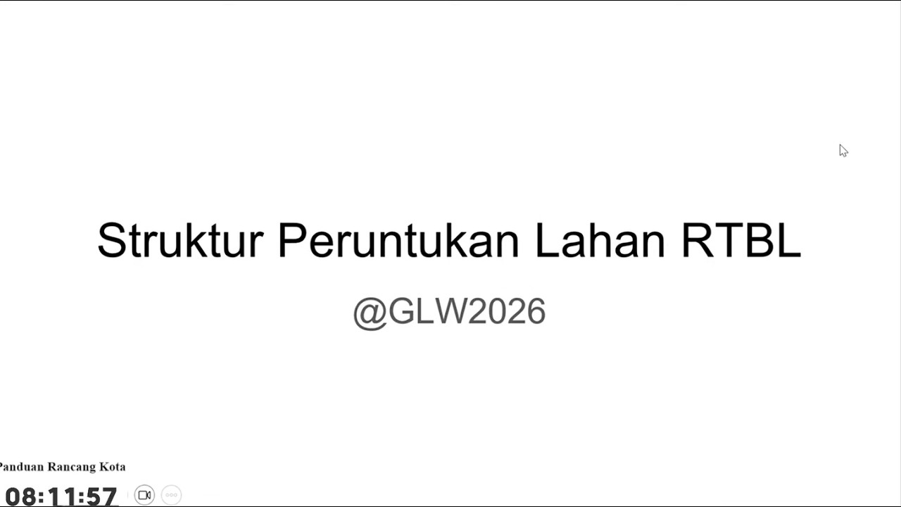 Kuliah Online (MKP) Panduan Rancang Kota #TM3