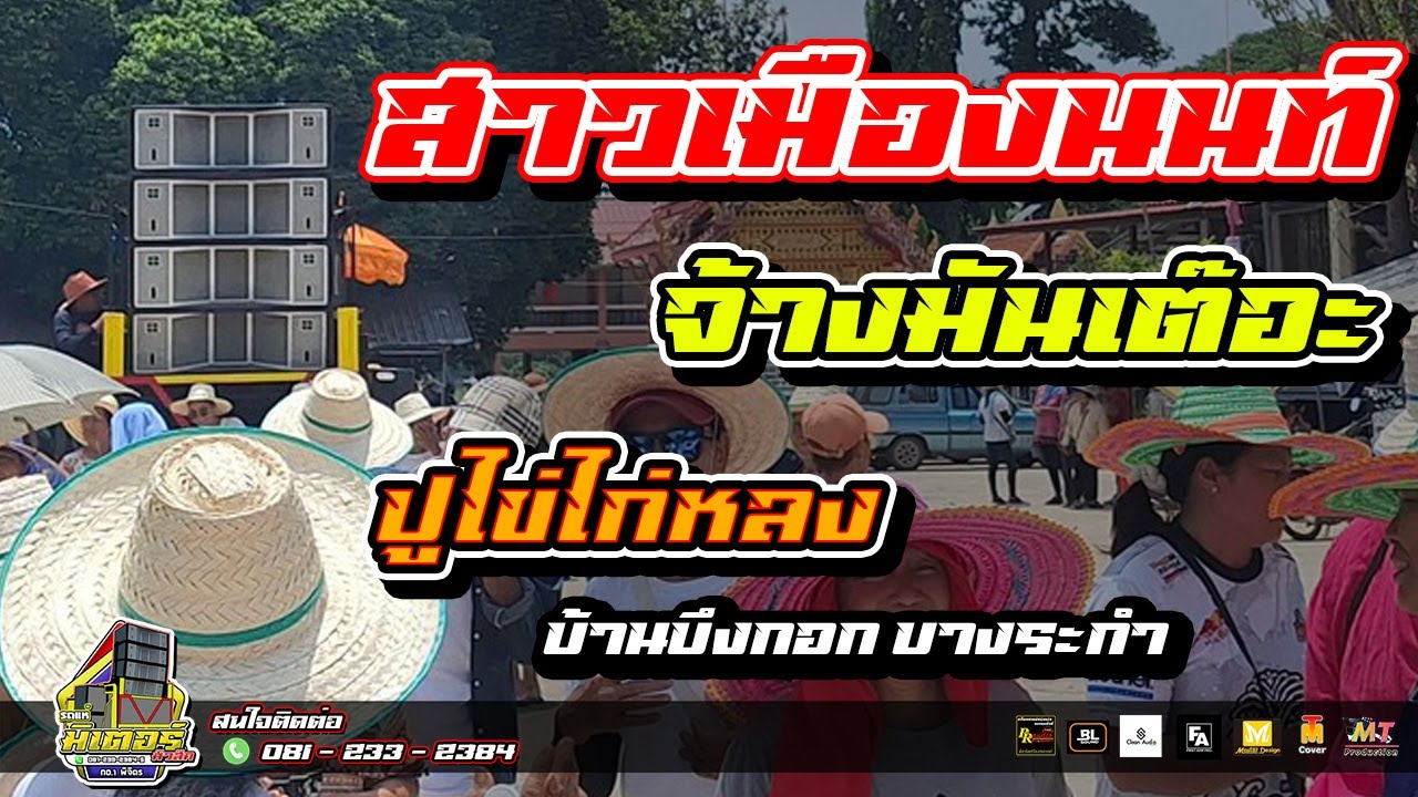 สาวเมืองนนท์+จ้างมันเต๊อะ+ปูไข่ไก่หลง(วัดบึงกอก บางระกำ) I วงดนตรีมิเตอร์มิวสิค