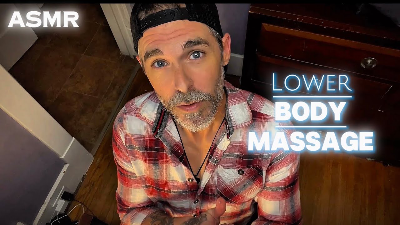 ASMR | Massaging Your Lower Half😉 (Lotion Sounds, Up Close Attention)