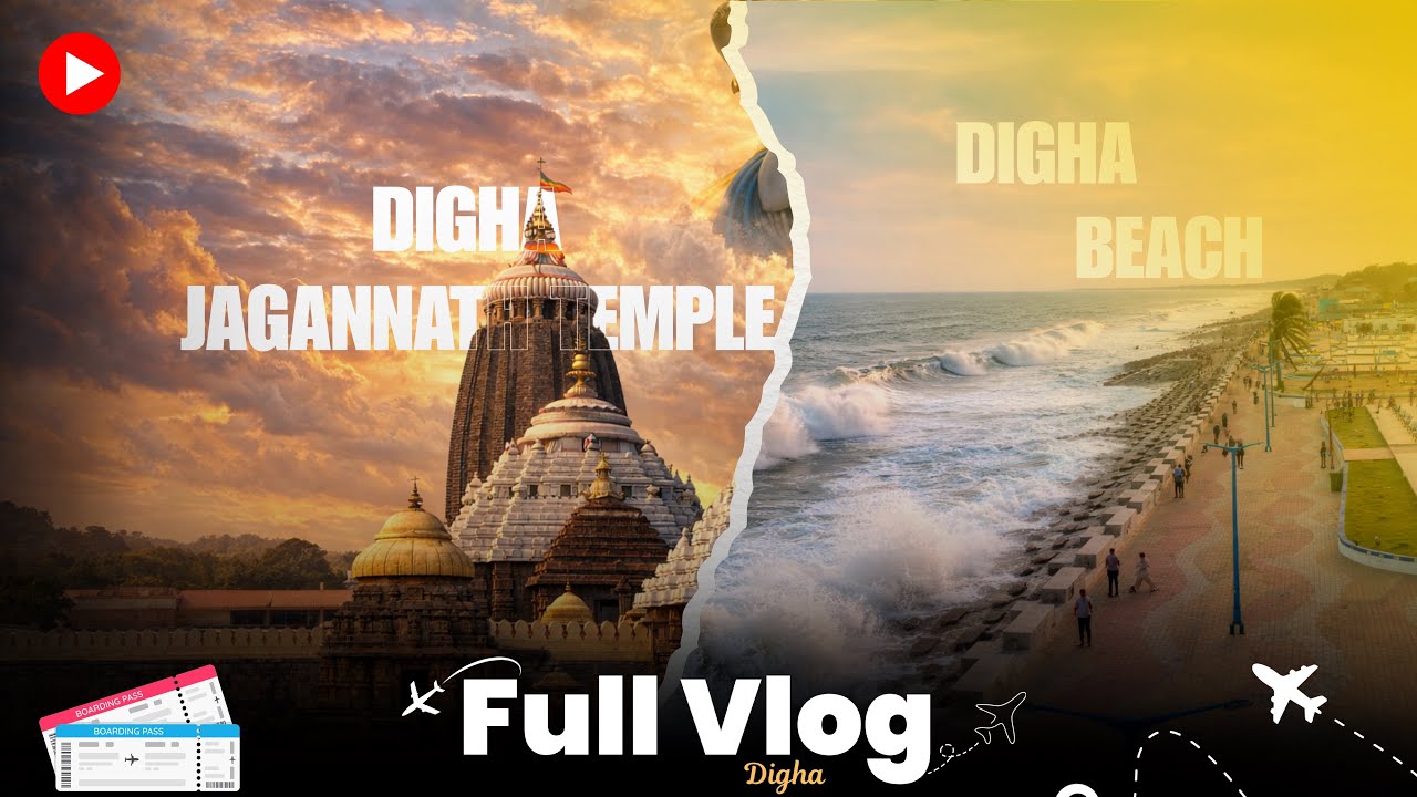 Digha Beach Se Jagannath Dham Tak | Spiritual Travel Vlog