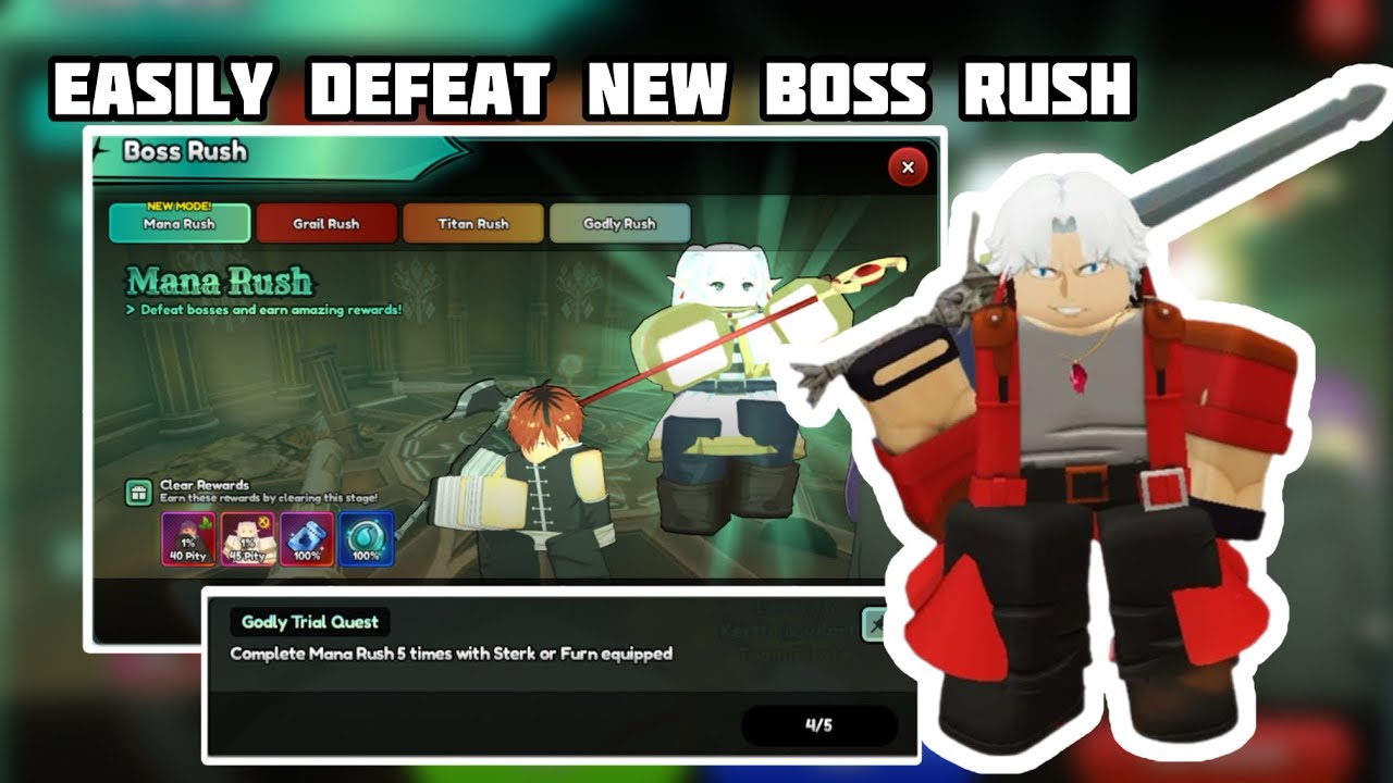 FASTEST WAY TO BEAT THE NEW MANA RUSH! DANTE SOLOS👀🔥 | Anime Last Stand