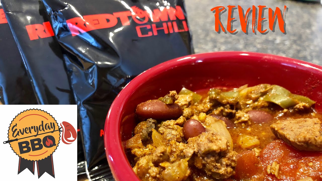 REDTOWN Chili 🌶  Seasoning Review - How to make Chili - Everyday BBQ
