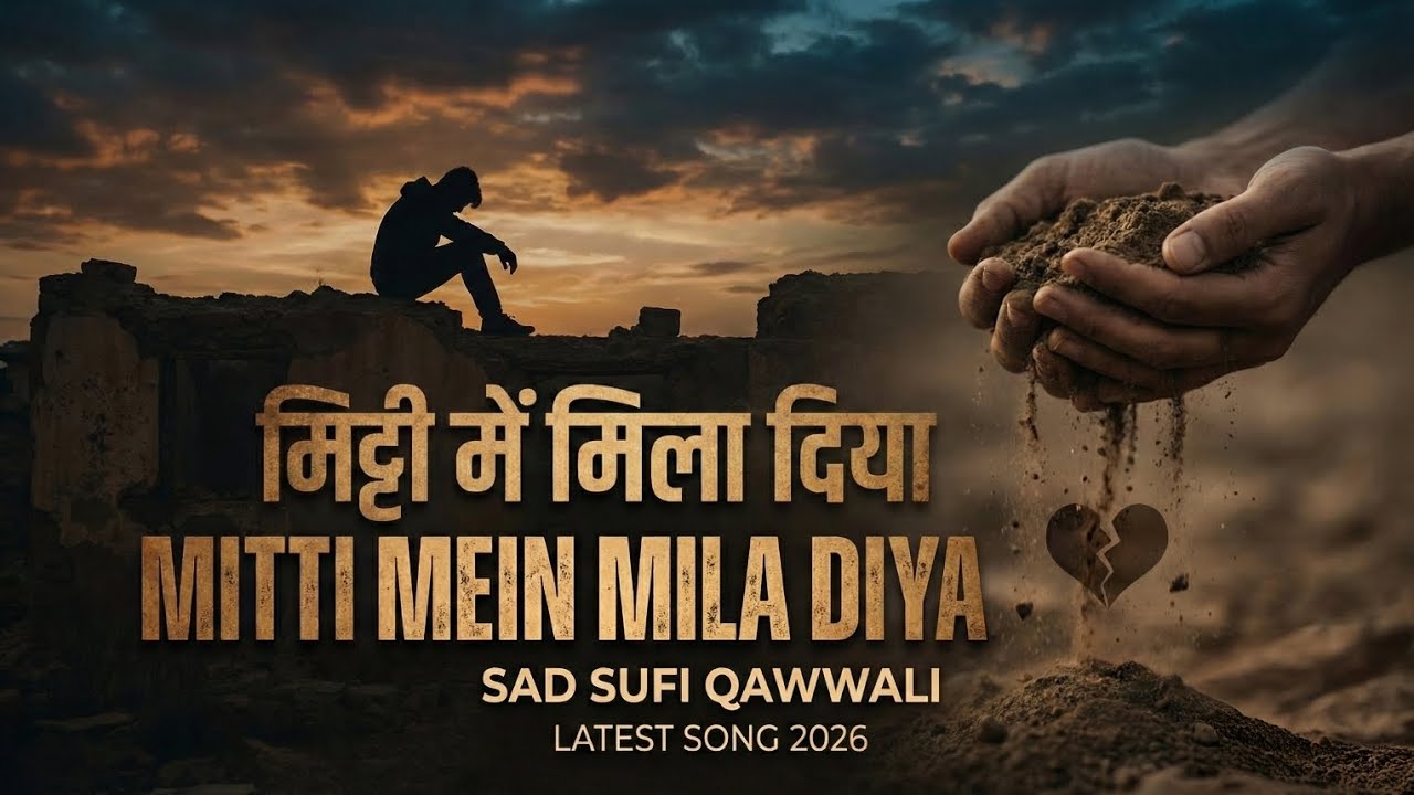 Mitti Mein Mila Diya (Lofi Version) 💔 | New Hindi Sad Song 2026 | Broken Heart Vibes 🌧️
