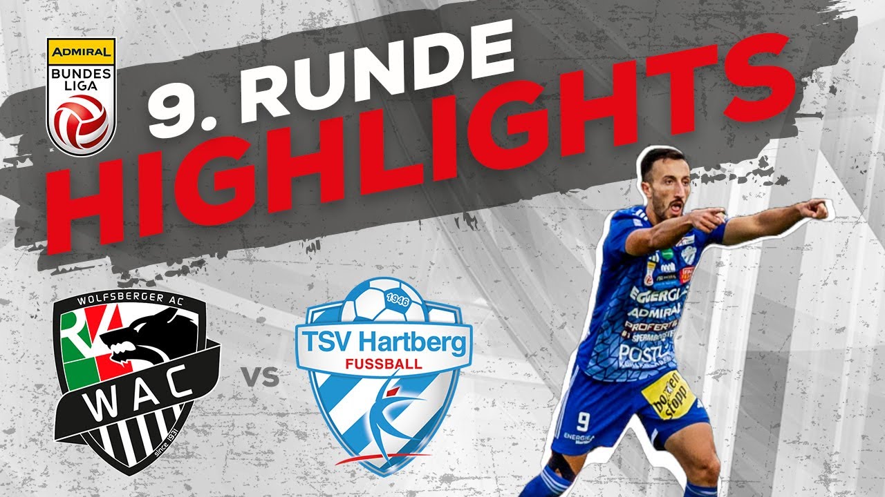RZ Pellets WAC - TSV Egger Glas Hartberg 9. Runde ADMIRAL Bundesliga 2024/25
