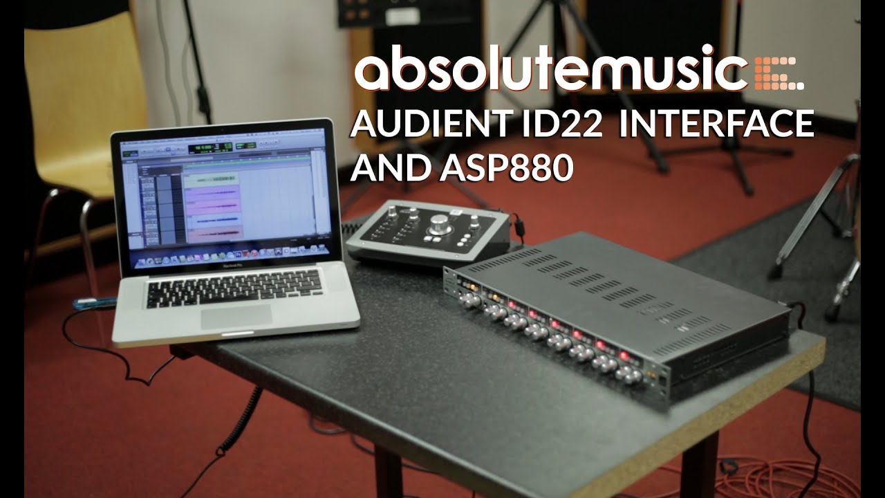 Настройка USB-интерфейса Audient ID22 и ASP880