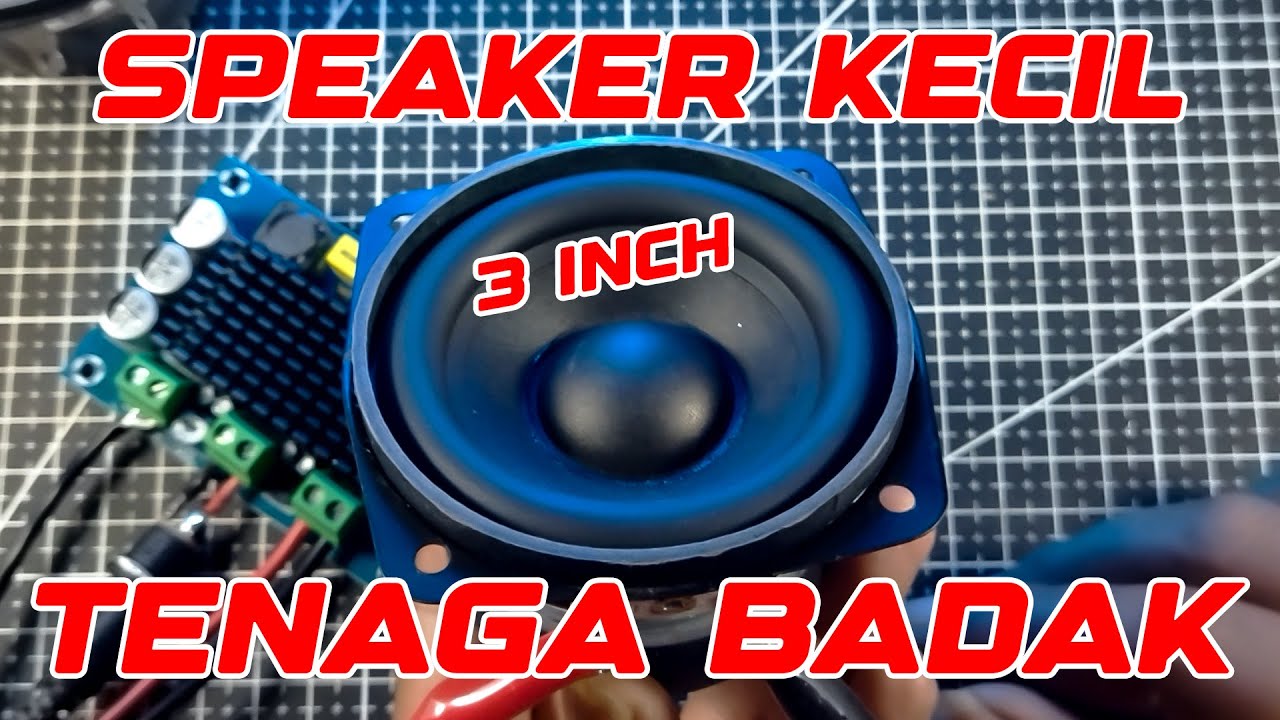 Review Speaker Subwoofer 3 Inch | Kecil Kecil Tenaga Badak