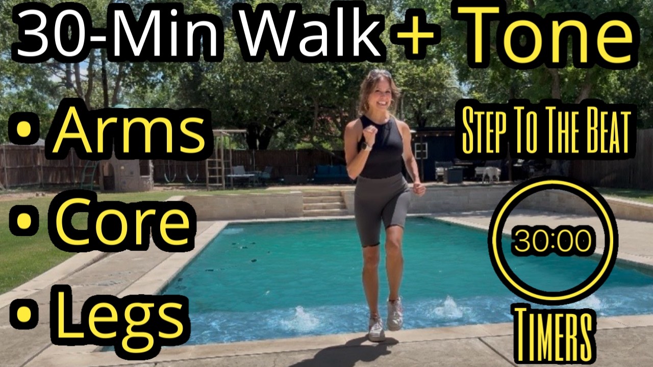 30-Min Walking Workout for Weight Loss | Bonus Burn for Beginners, 50+ & Postpartum