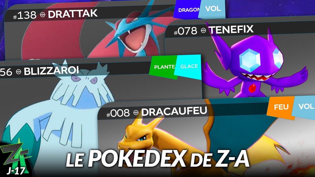 LISTE du POKEDEX de POKEMON Z-A ! [J-17 · Z-A]