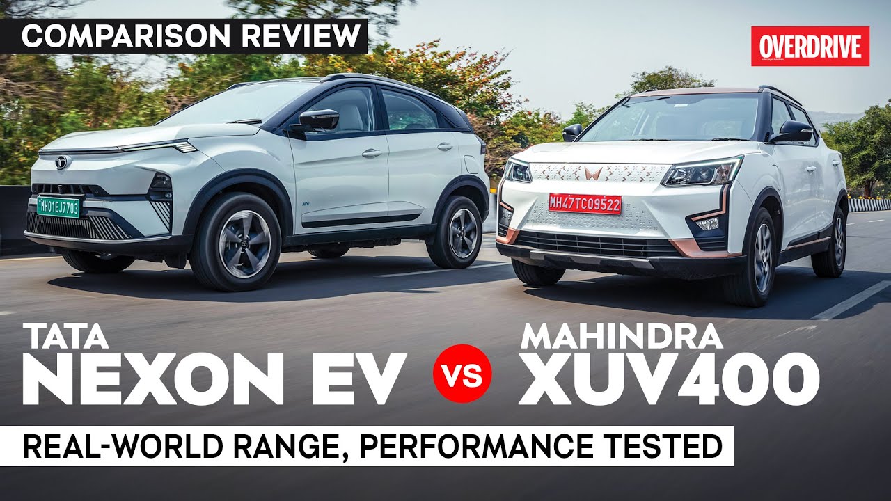 Сравнительный обзор Tata Nexon EV и Mahindra XUV400 — какой семейный электромобиль лучше? | OVERD...