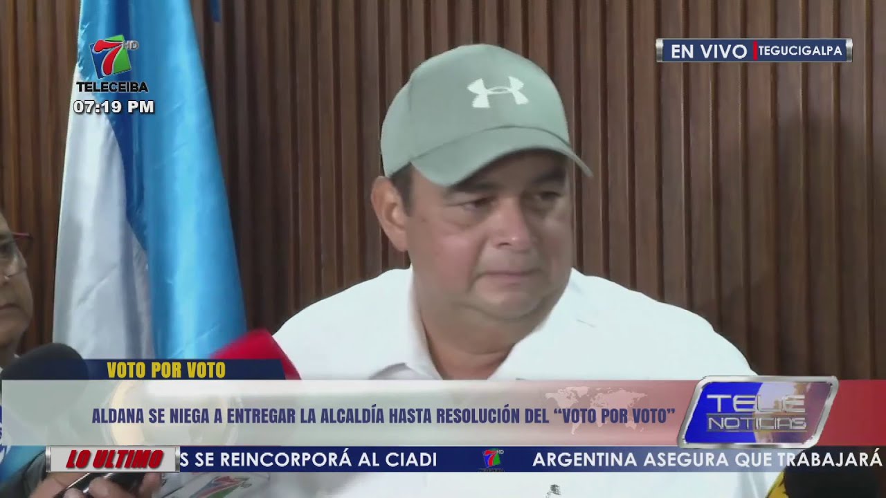 Aldana se niega a entregar la alcaldía del Distrito Central hasta resolución del “voto por voto”