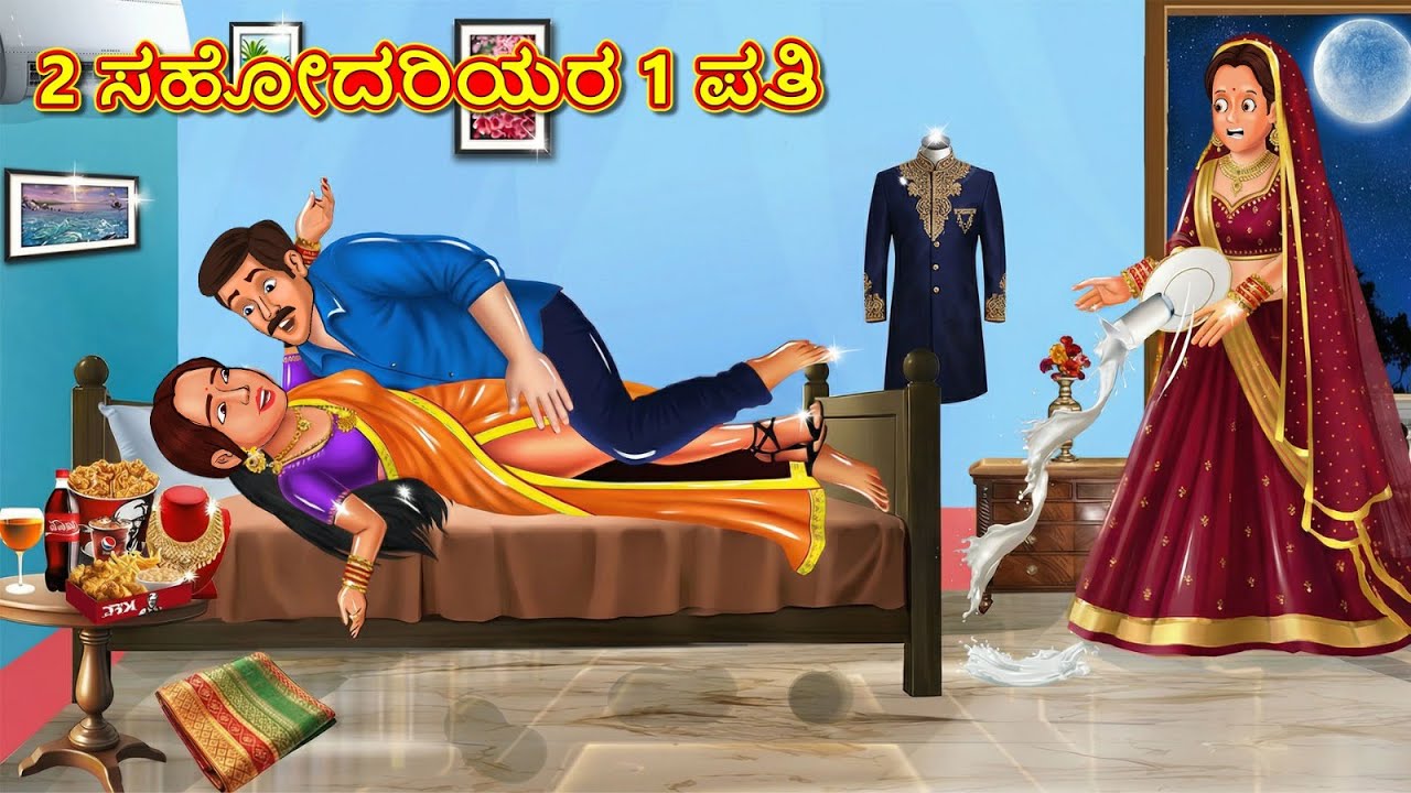 2 ಸಹೋದರಿಯರ 1 ಪತಿ | Kannada Stories | Stories in Kannada | Kannada Kathe | New Kannada Stories