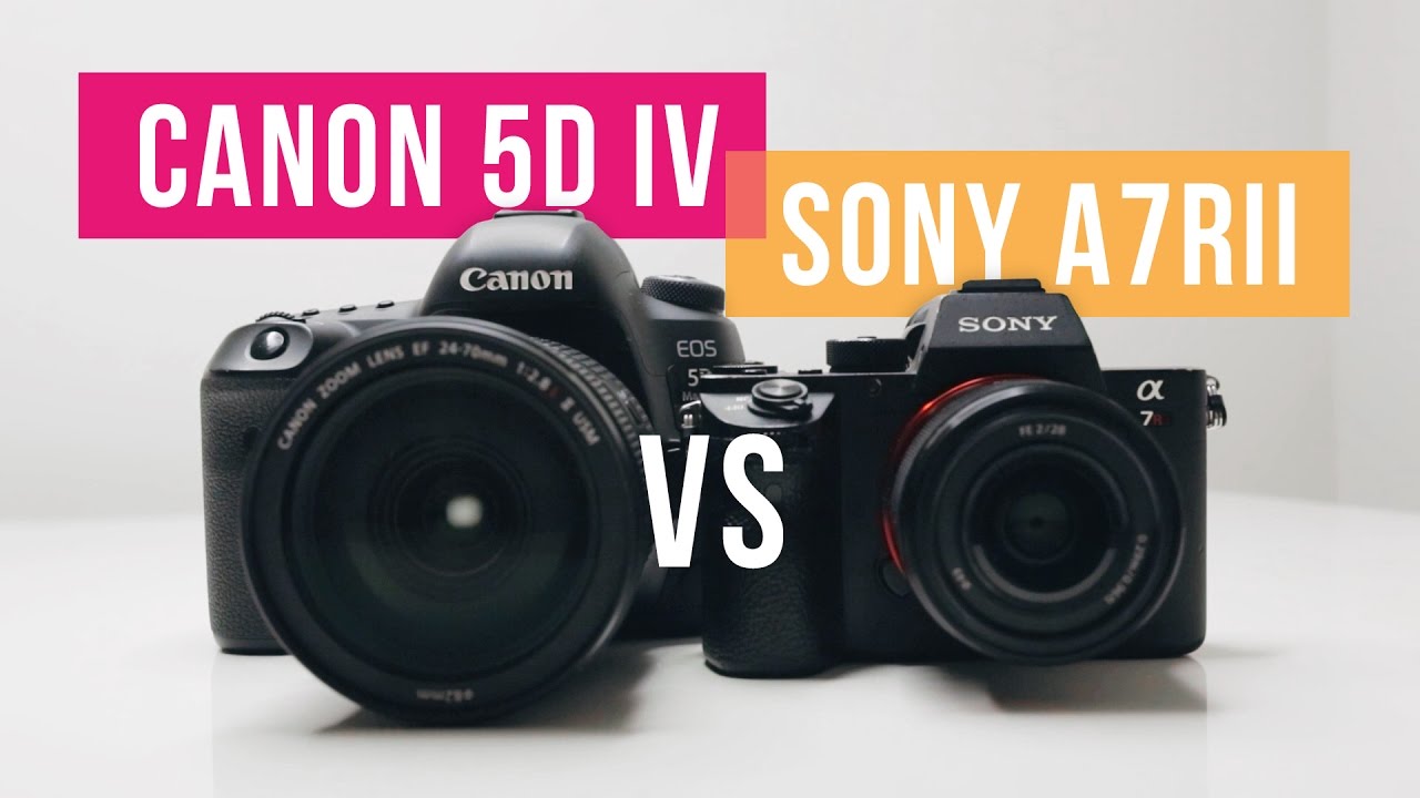 Canon 5D Mark IV vs Sony A7R II - Review for photographers and filmmakers