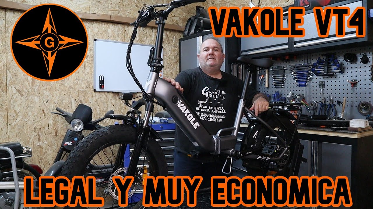 VAKOLE VT4 BICICLETA ELECTRICA PLEGABLE LEGAL Y MUY ECONOMICA  / GINESSOT