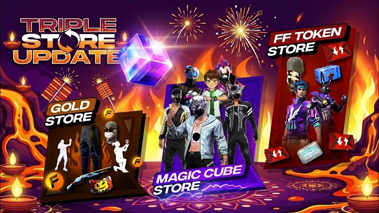 OB55 TRIPLE STORE UPDATE | NEXT MAGIC CUBE UPDATE FF | JOKER BUNDLE IN MAGIC CUBE | FF NEW EVENT