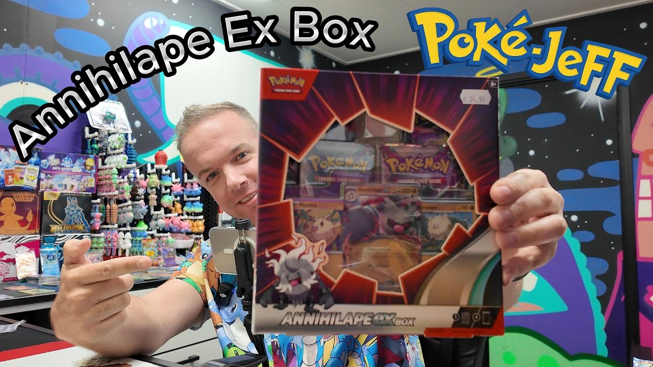 Annihilape Ex Box opening - PokeJeff (Nederlands)