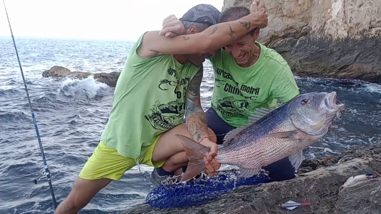 !!BOOM!! DENTÓN XXL AL SURFCASTING DESDE ACANTILADO