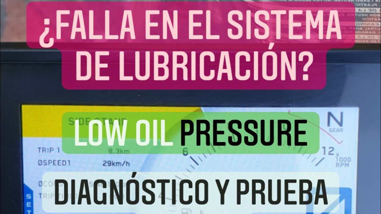 ⬇️ LOW OIL PRESSURE / KTM DUKE 390.