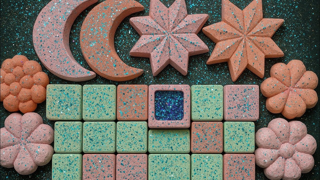 Cotton candy vibes🍬|wait for last 2 homemade blocks read description#asmr #gymchalk #satisfyling 