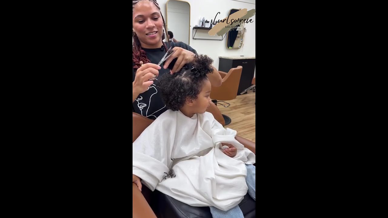 The Sweetest Voice & His Very First Curly Cut 🥹✂️