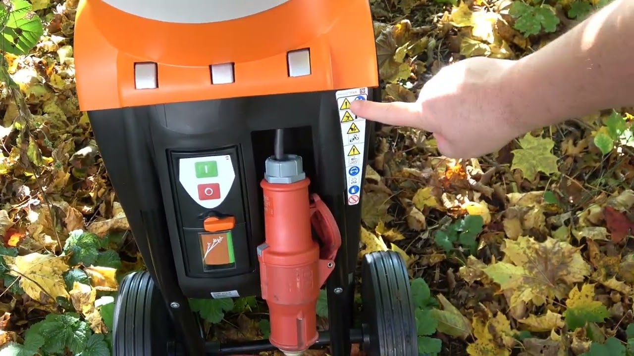Stihl 400 Volt Elektro-Häcksler GHE 375  für Astwerk und Laub