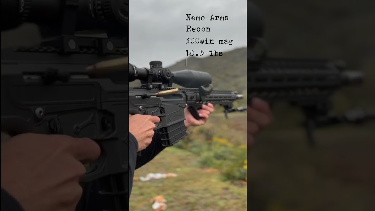 Nemo Omen Recon 😍 #300winmag #sniper #sniperrifle #sharpshooter