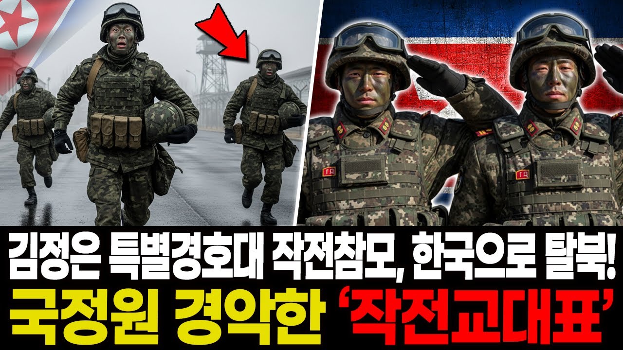 김정은 특별경호대 작전참모, 한국으로 탈북! 국정원 경악한 ‘작전교대표’ [탈북감동사연]