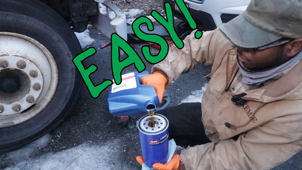 1998 International T444E Oil Change DIY