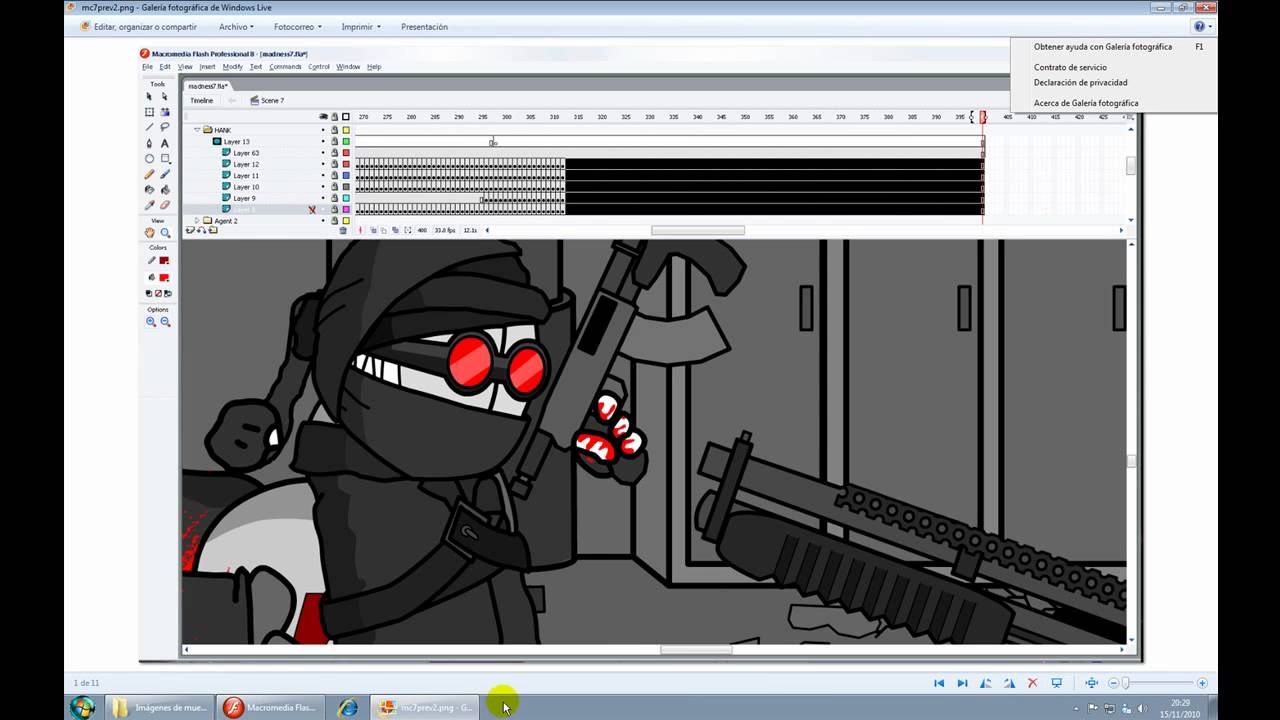 madness combat tutorial de animacion basica