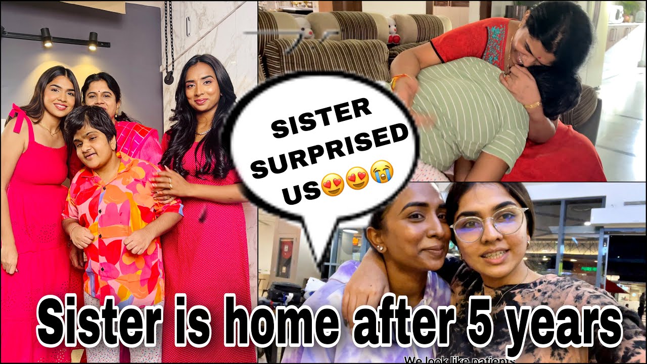SISTER SURPRISED ! HOME FROM USA ATER 5 YEARS | VLOG