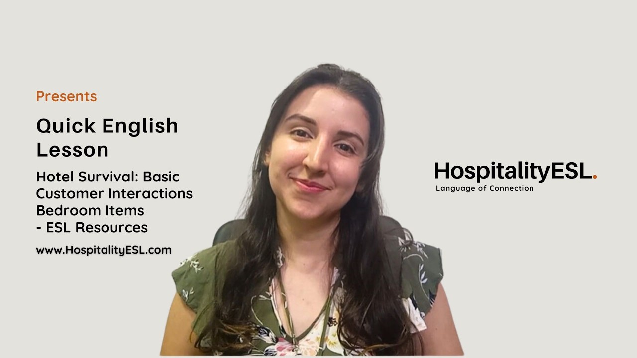 Unit2️⃣ Basic Customer Interactions | Bedroom Items in English | Hotel Vocabulary + There Is/Are