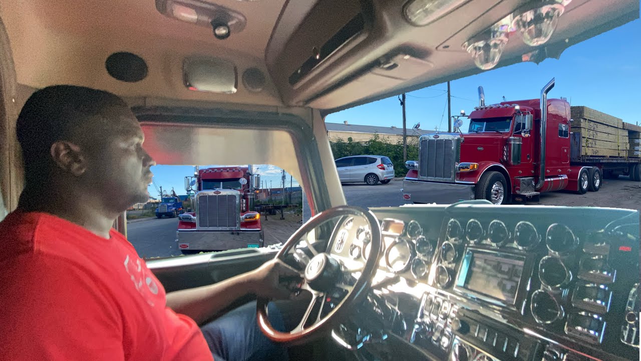 Big Bob’s Custom Peterbilt 388 Powered by Paccar MX13 Hauling Lumber