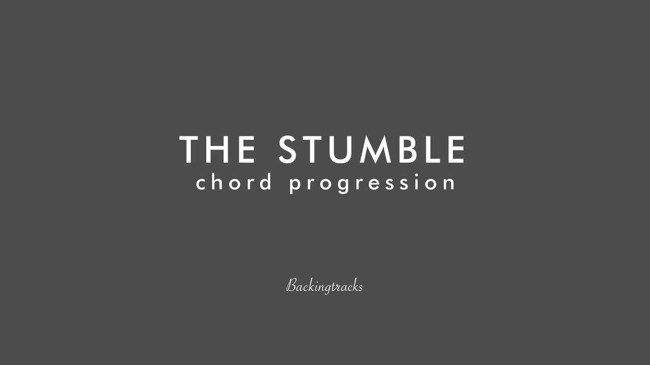 THE STUMBLE chord progression - Jazz Backing Track Play Along