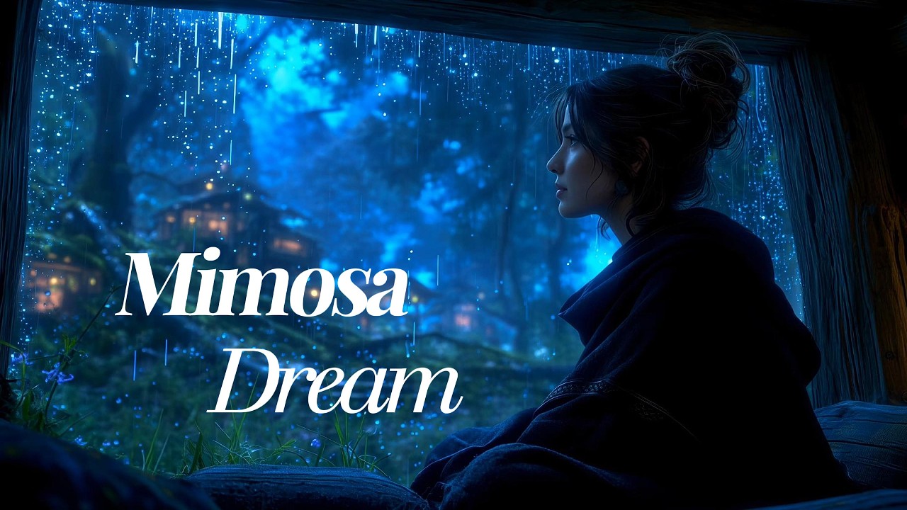 Rainy Blue Forest (4K) | Relaxing Journey | Mimosa Dream