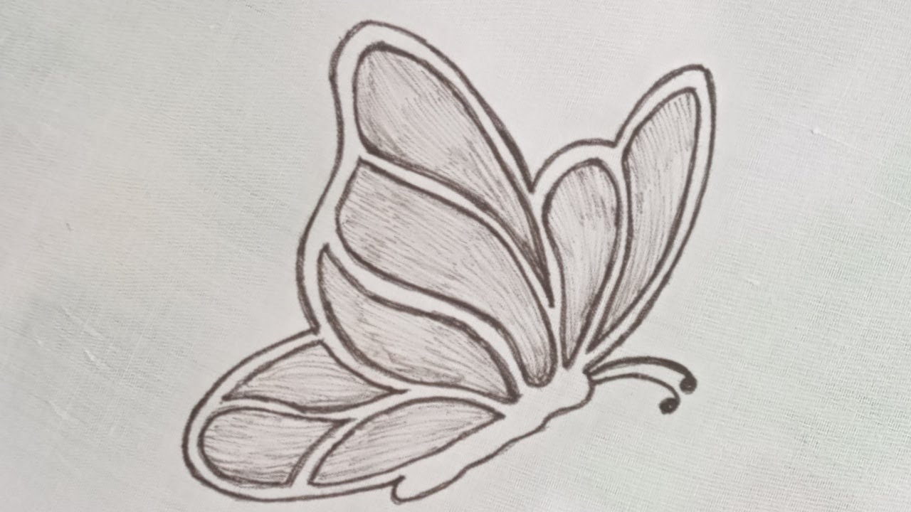 Butterfly embroidery design , beautiful butterfly hand embroidery tutorial using basic stitches