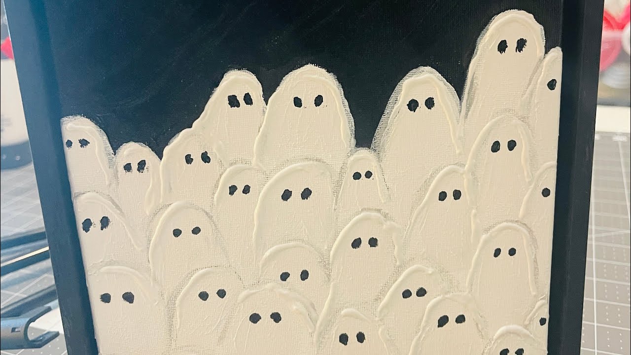 Ghost Painting Inspired by Michael’s Ghost Painting! 