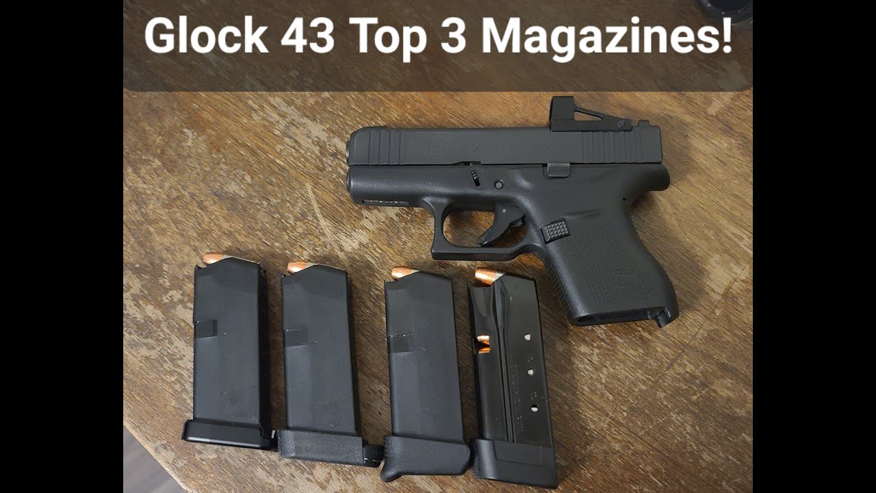 Топ-3 магазина: Glock 43 #edc #скрытоеносноеоружие #оружие