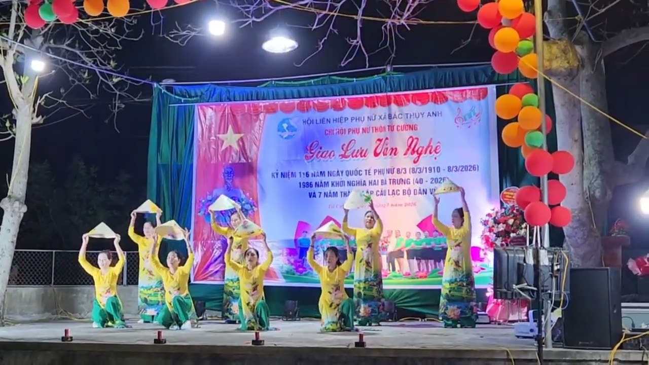 Múa dân vũ: Hưng Yên quê hương tôi-Chi Hội Phụ nữ xóm Trung Hưng, thôn Tứ Cường, xã Bắc Thụy Anh