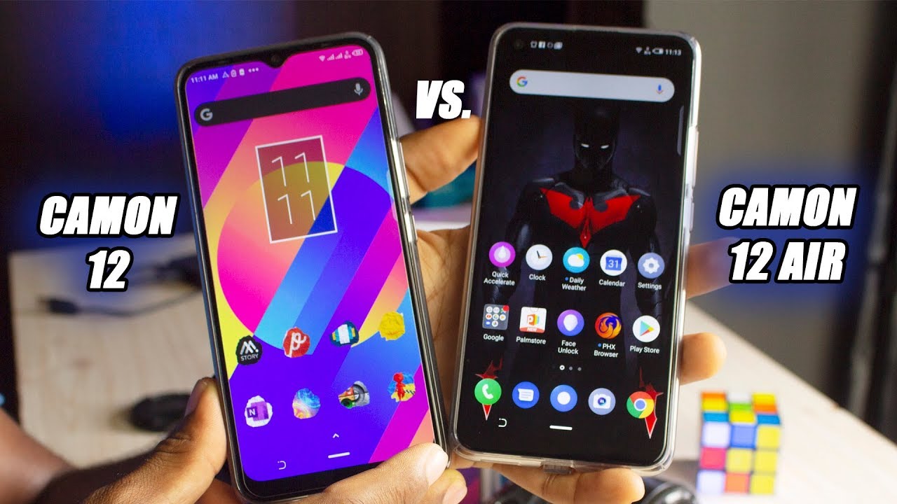 TECNO Camon 12 vs 12 Air Camera Test & Comparison