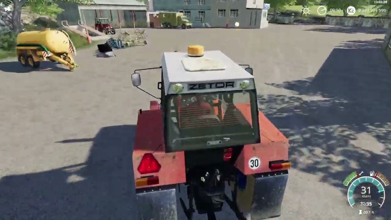 Ukázka modu jzd zábřeh fs19 156dil ZETOR 12111