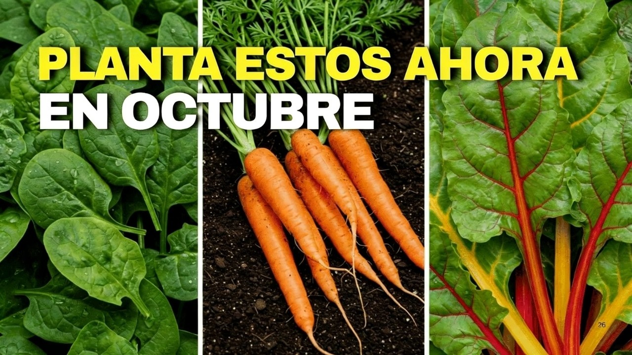 7 Cultivos Que Debes Empezar en Octubre | Consejos Fáciles de Jardinería