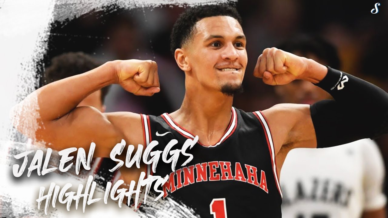 Jalen Suggs Minnehaha 2019-20 Season Highlights Montage | 22.3 PPG 9.3 RPG 3.7 APG, Human Highlight!